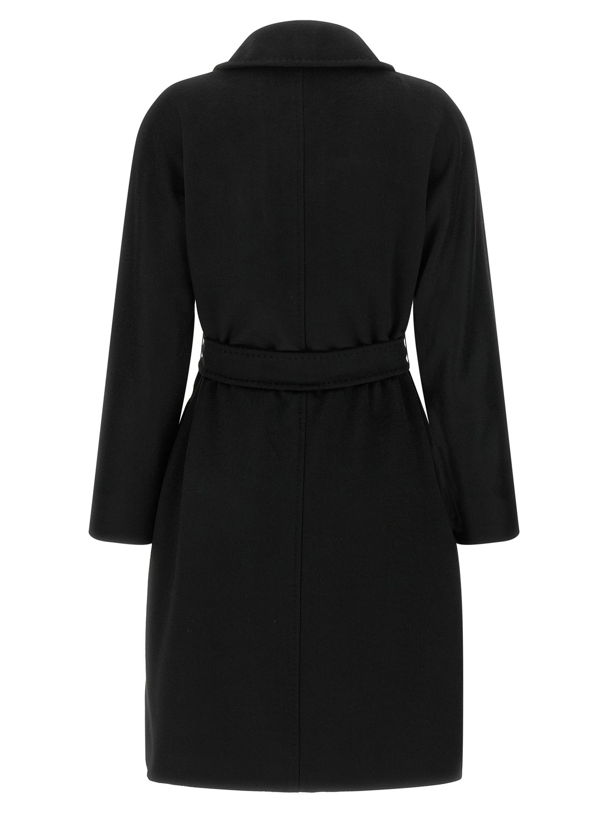 Experience the allure of the Max Mara Ravenna coat, a masterpiece in 100% virgin wool, embodying timeless elegance and refined sophistication for discerning tastes.