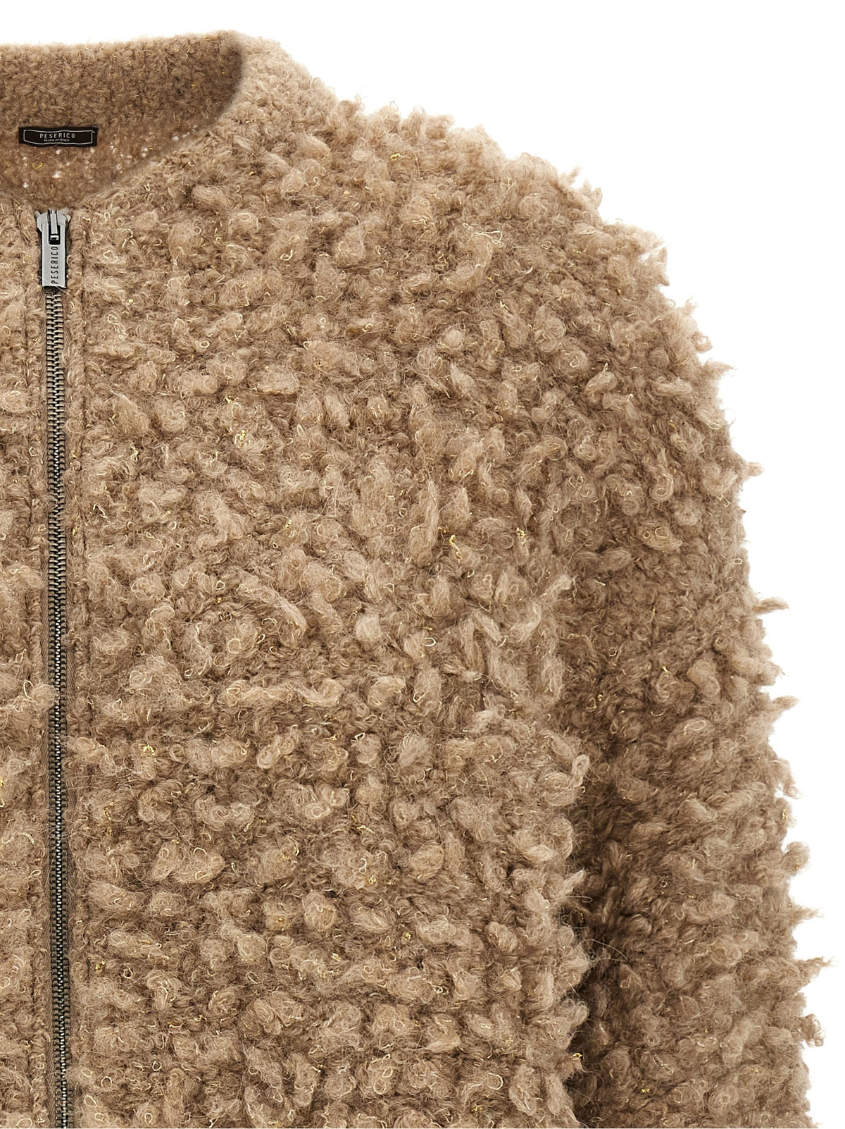 Peserico Beige Wool Bomber