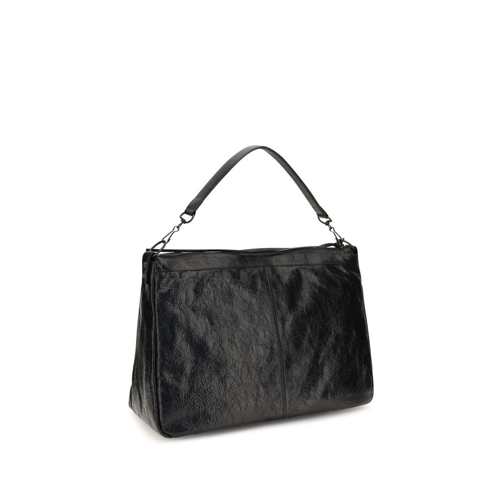 Balenciaga Black Lamb Ovis Aries Shoulder Bag - Luxury Redefined