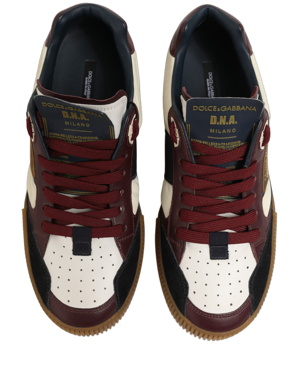 Dolce & Gabbana Miami Multicolor Leather Sneakers - Luxury Footwear