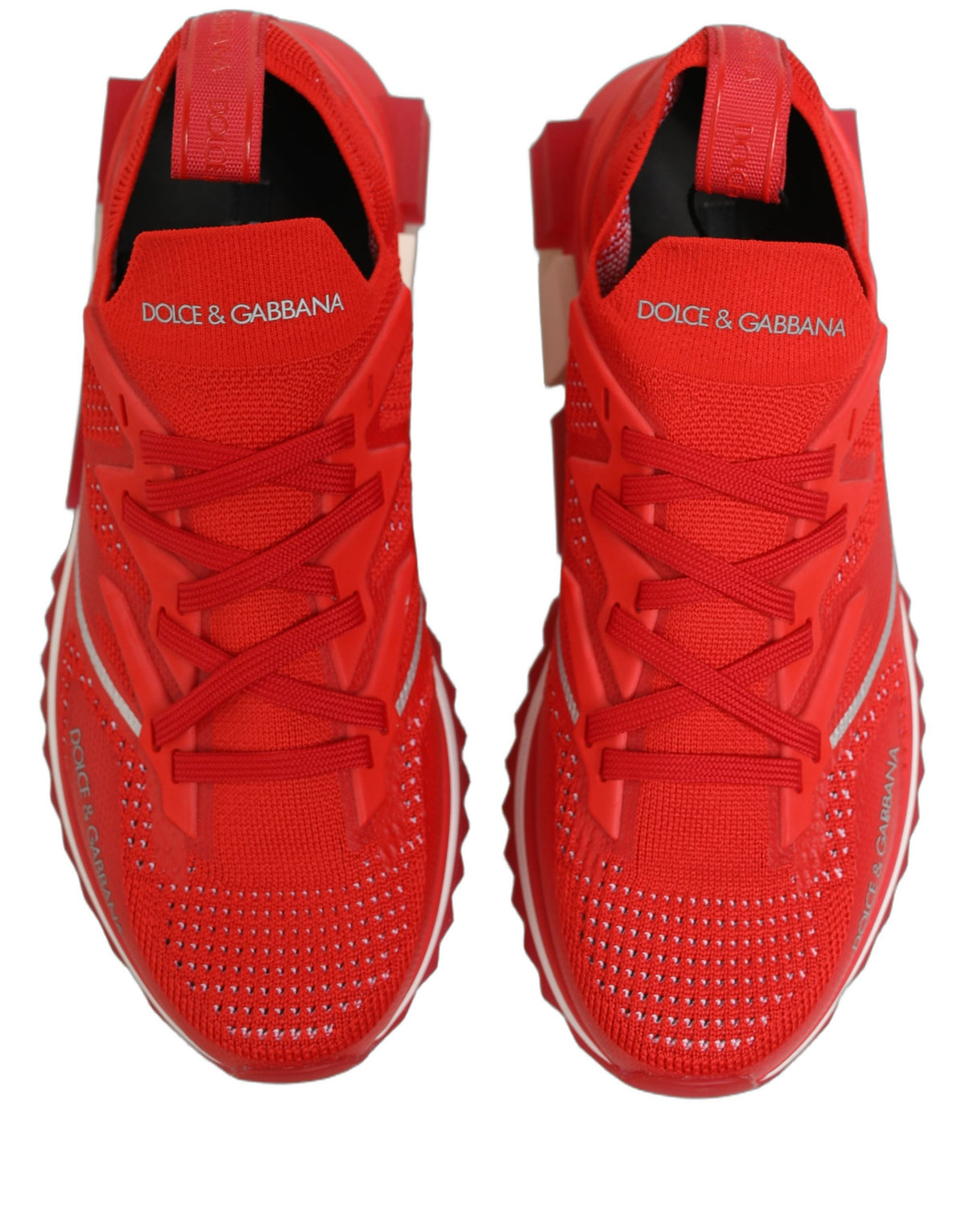 Dolce & Gabbana Red Sorrento Sneakers - Exquisite Italian Craftsmanship