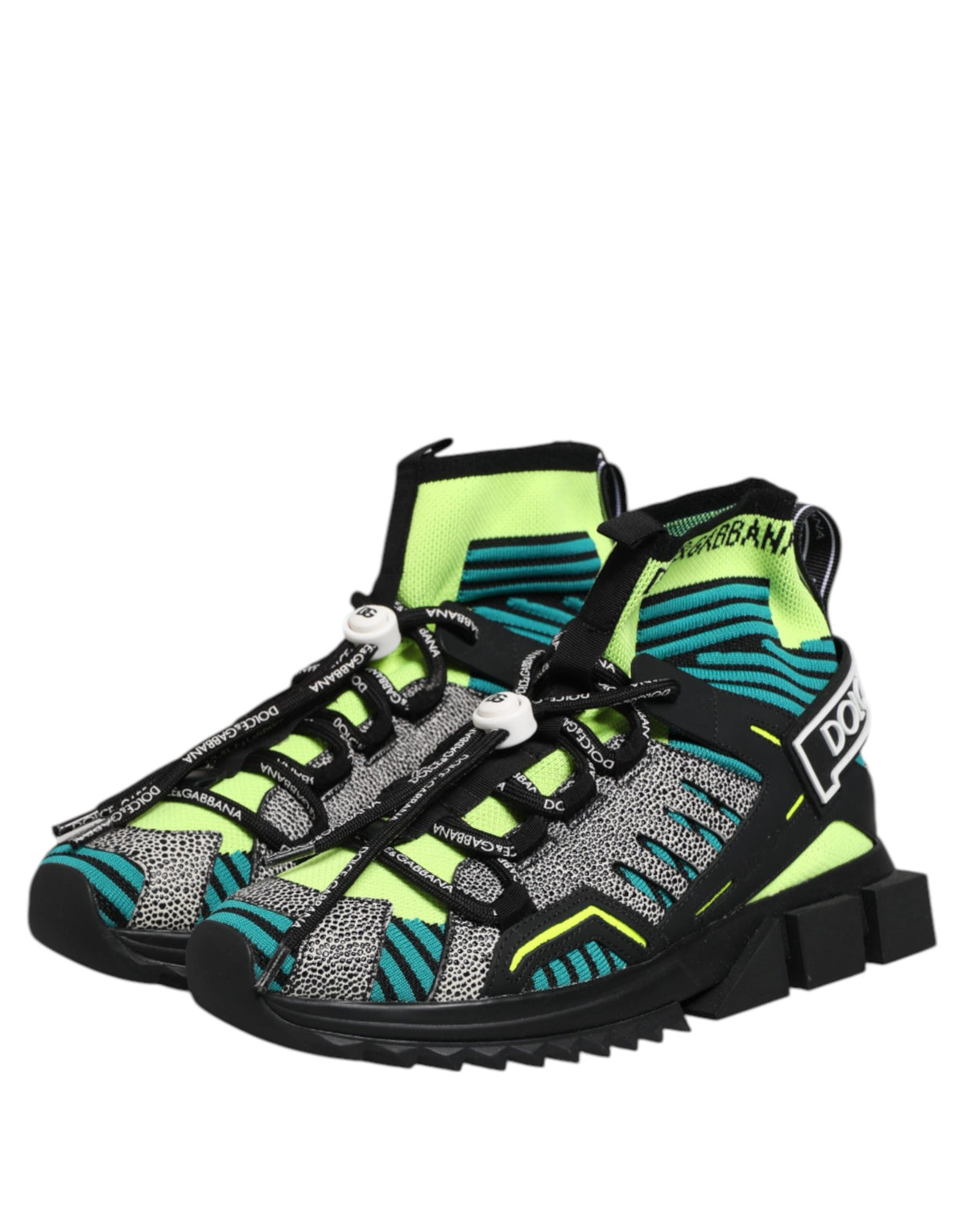 Dolce & Gabbana Multicolor Sorrento Sneakers - Exquisite Luxury