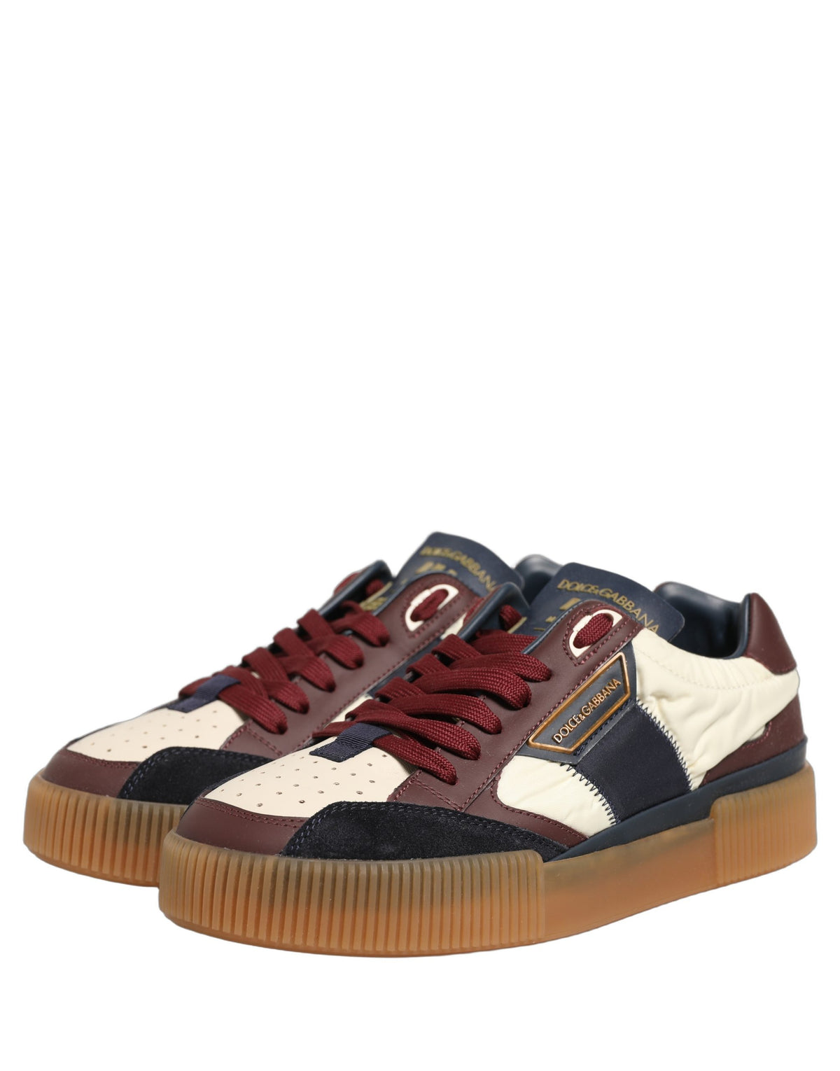Dolce & Gabbana Miami Multicolor Leather Sneakers - Luxury Redefined