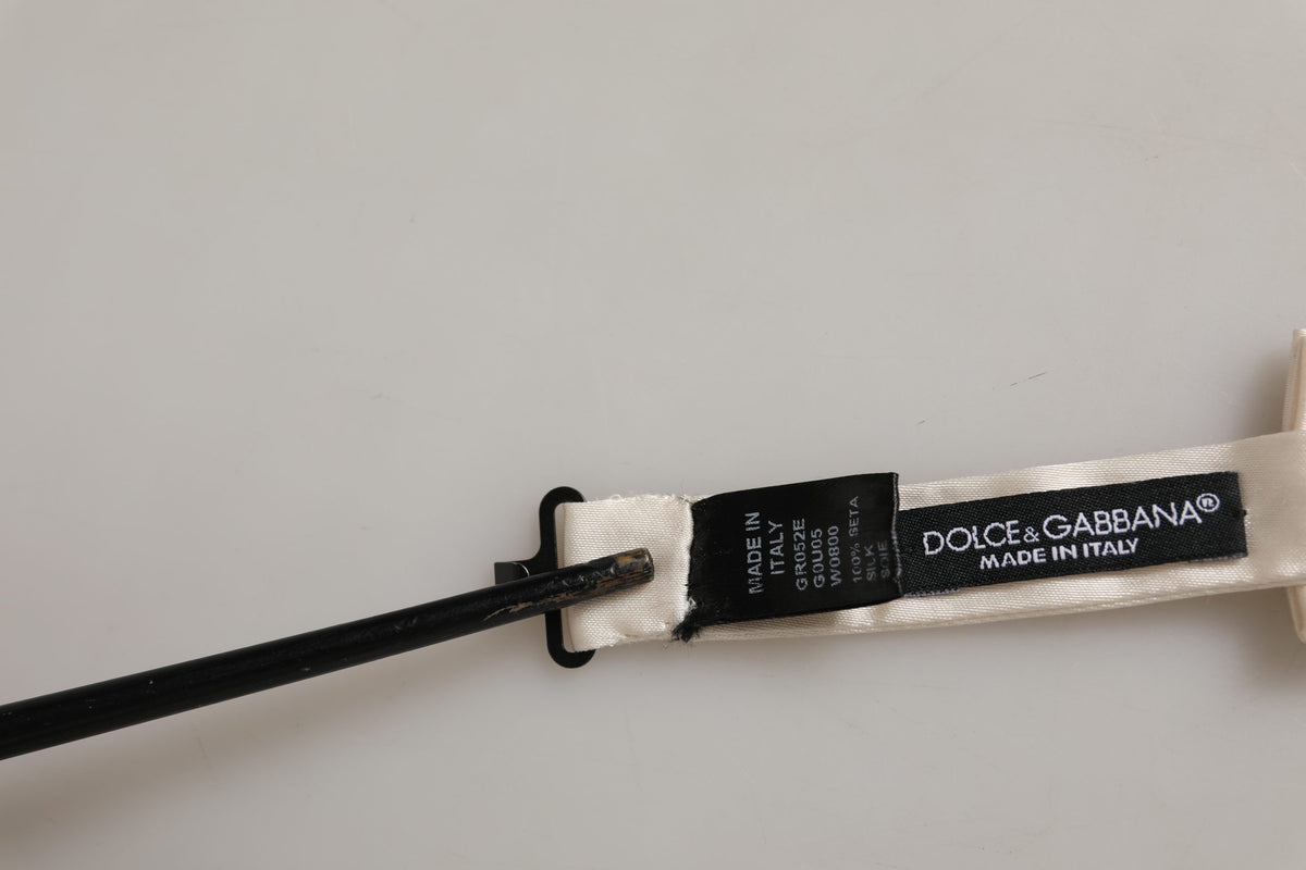 Dolce & Gabbana Silk Bow Tie - Timeless Elegance Redefined