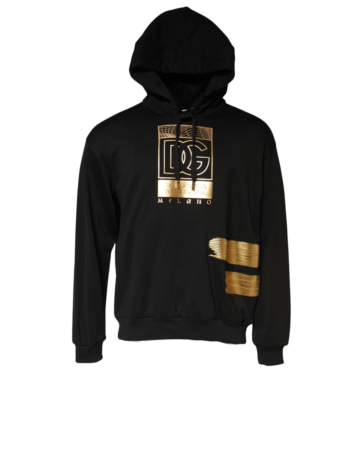 Dolce & Gabbana Black DG Logo Hoodie - Exquisite Italian Craftsmanship