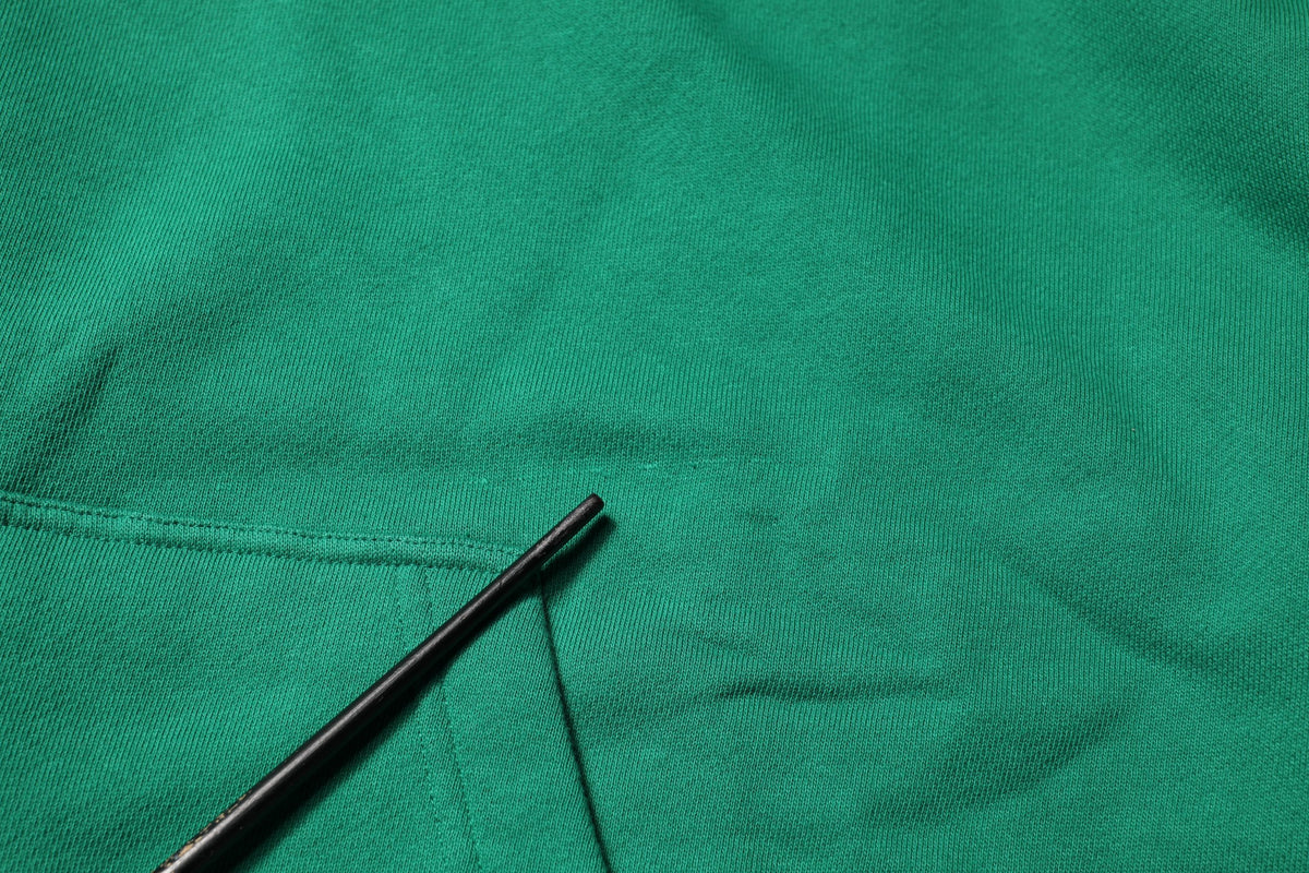 Dolce & Gabbana Green Cotton Hoodie - Timeless Luxury Redefined