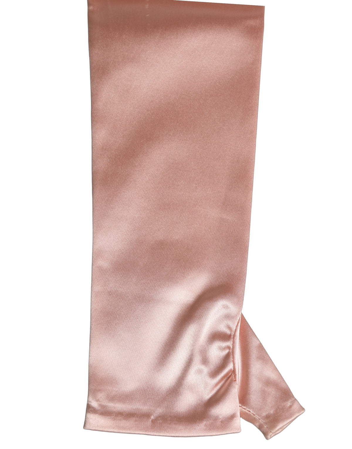 Dolce & Gabbana Pink Satin Long Opera Gloves - Exquisite Luxury
