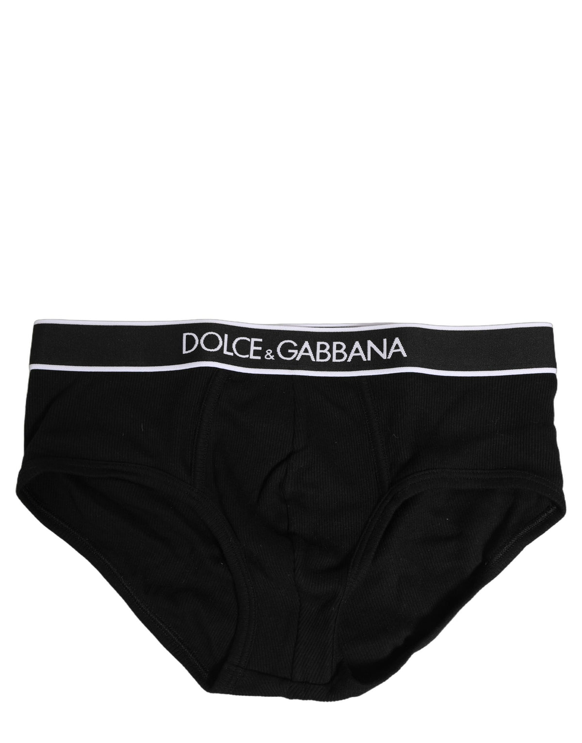 Dolce & Gabbana Brando Briefs - Exquisite Black Cotton Luxury