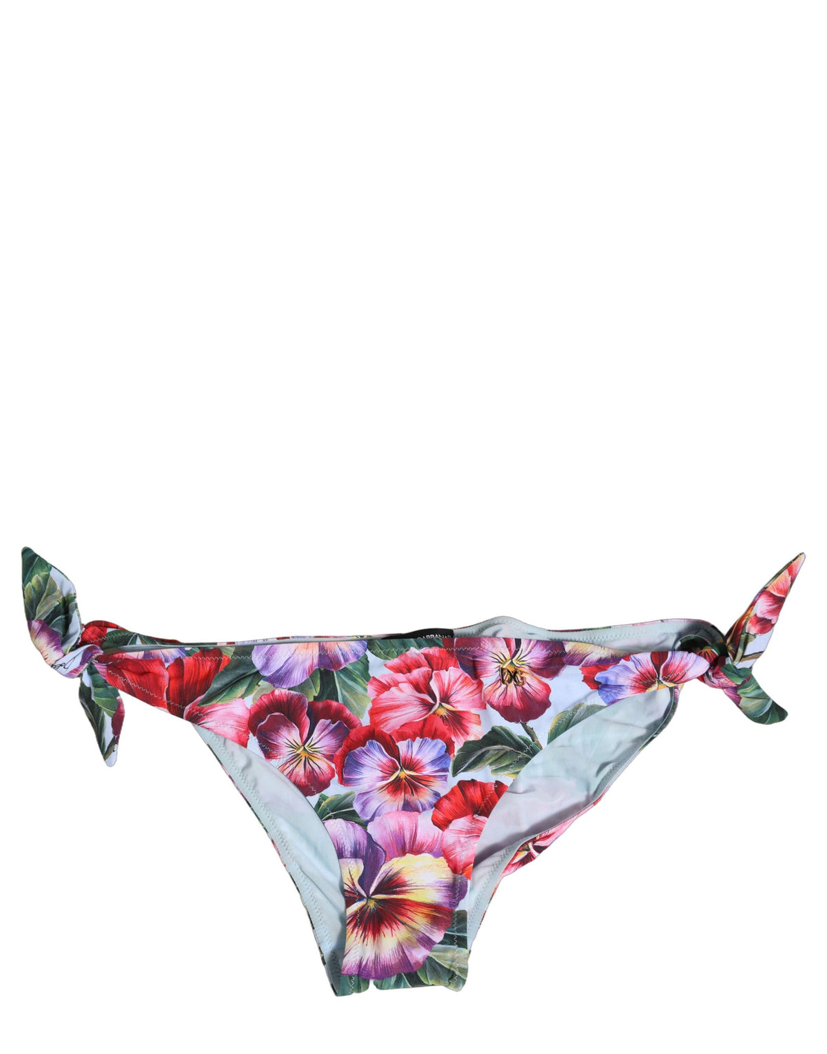 Dolce & Gabbana Multicolor Floral Bikini Bottom - Luxury Swimwear