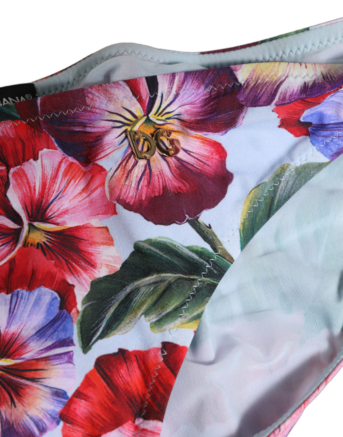 Dolce & Gabbana Multicolor Floral Bikini Bottom - Luxurious Swimwear