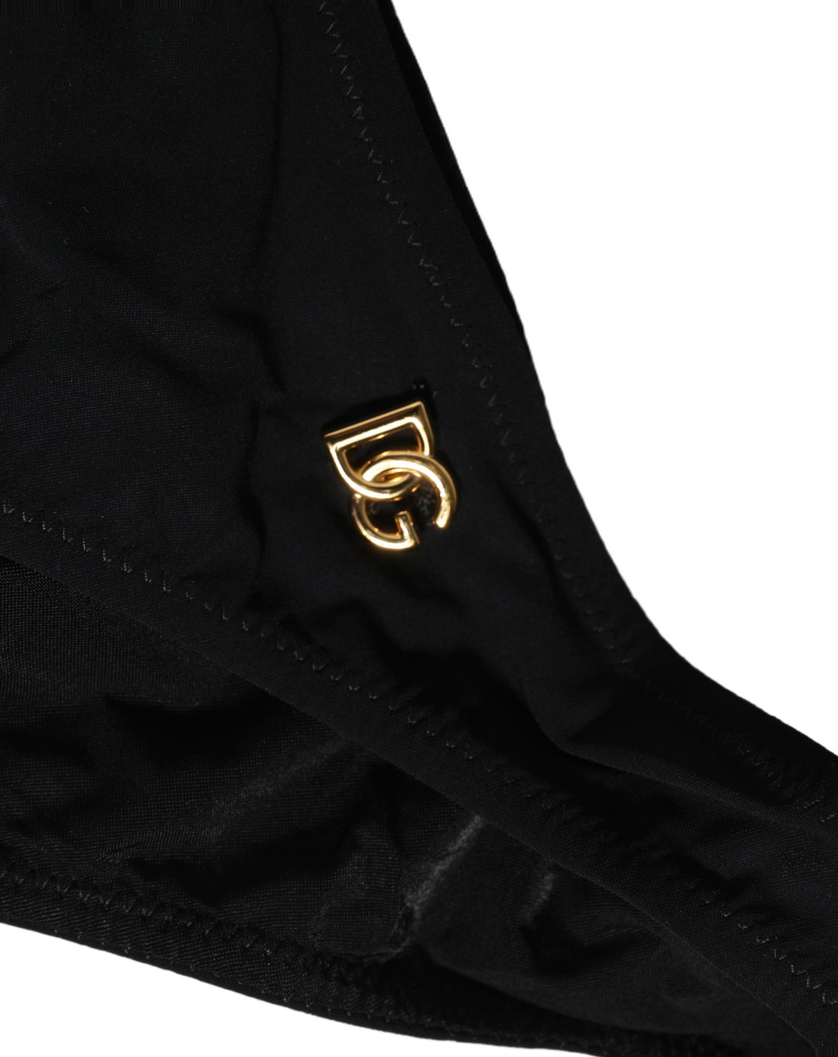 Dolce & Gabbana Black Cutout Logo One Piece Swimsuit Luxury