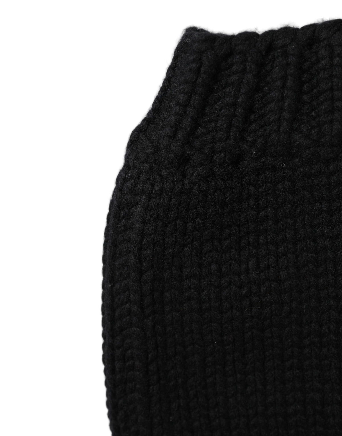 Dolce & Gabbana Black Cashmere Beanie Hat - Timeless Luxury