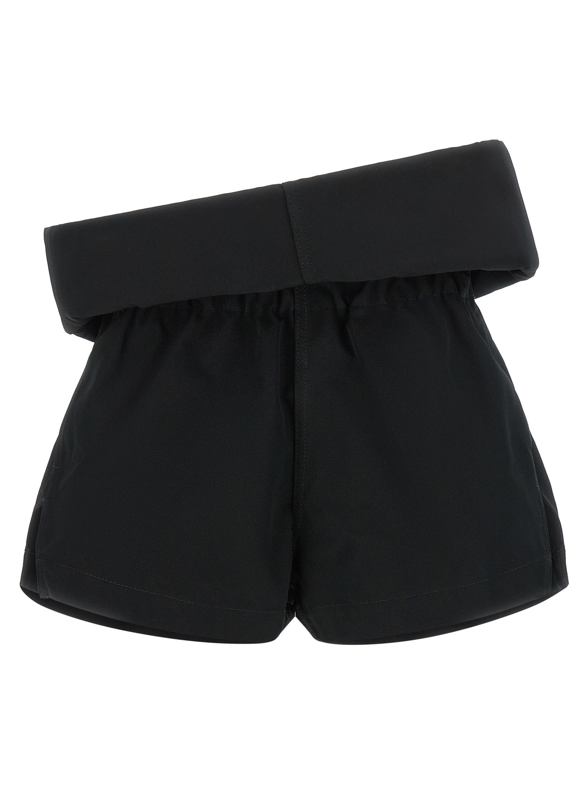 Rick Owens Black Polyester Bermuda Shorts - Avant-Garde Luxury