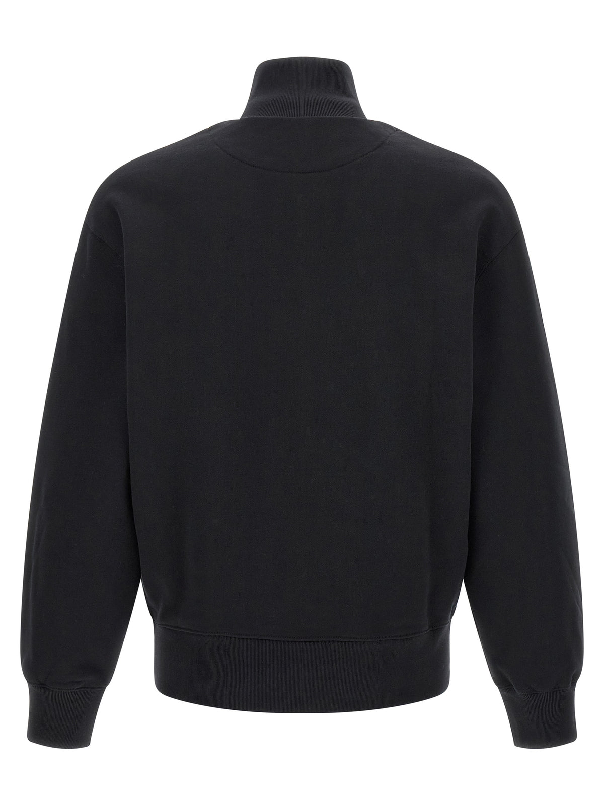 Maison Kitsuné Black Organic Cotton Sweatshirt - Timeless Luxury