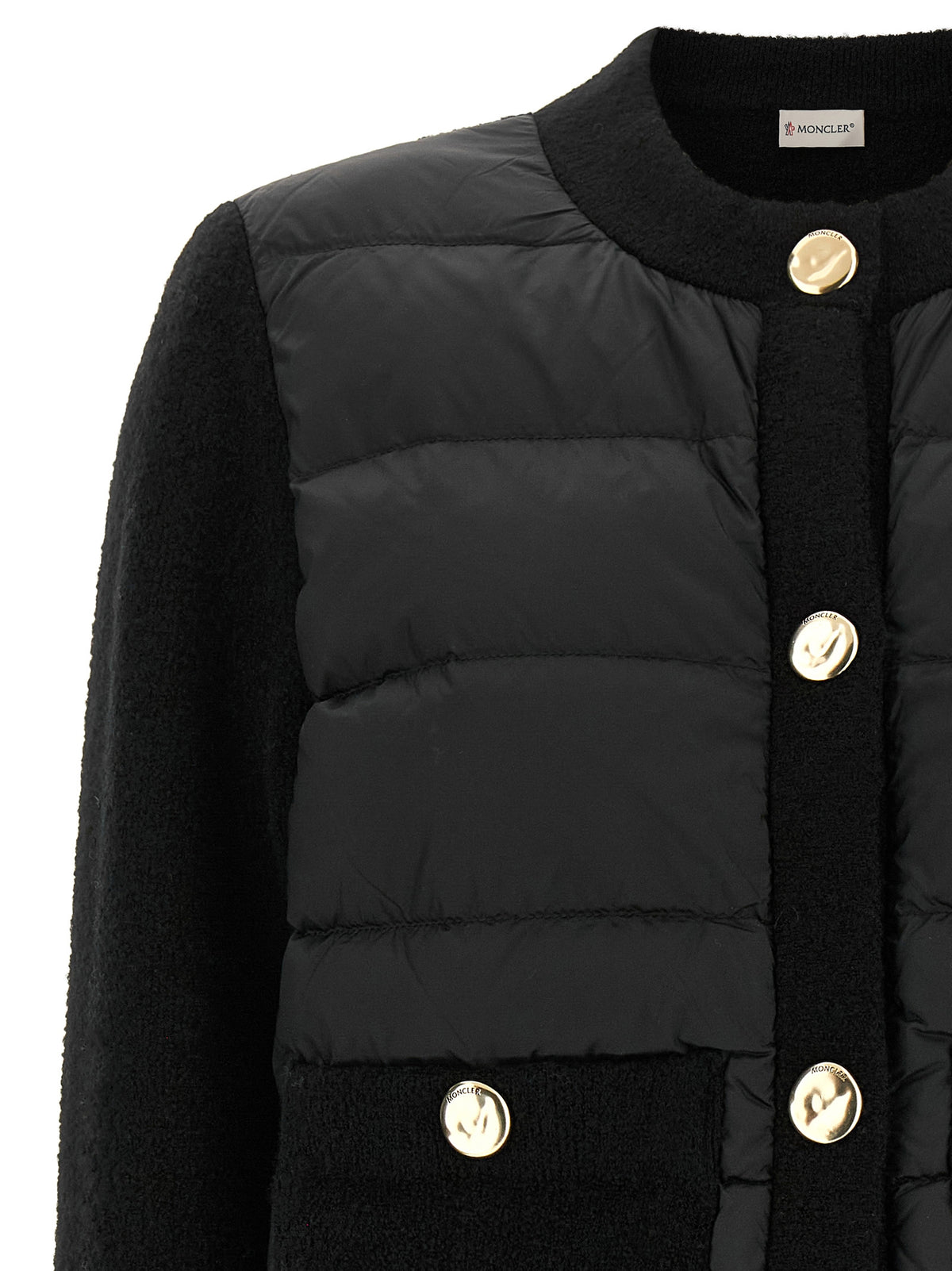 Indulge in the Moncler Black Polyamide Full-Length Jacket, where exquisite craftsmanship meets luxurious comfort, perfect for those who embrace elegance and sophistication.