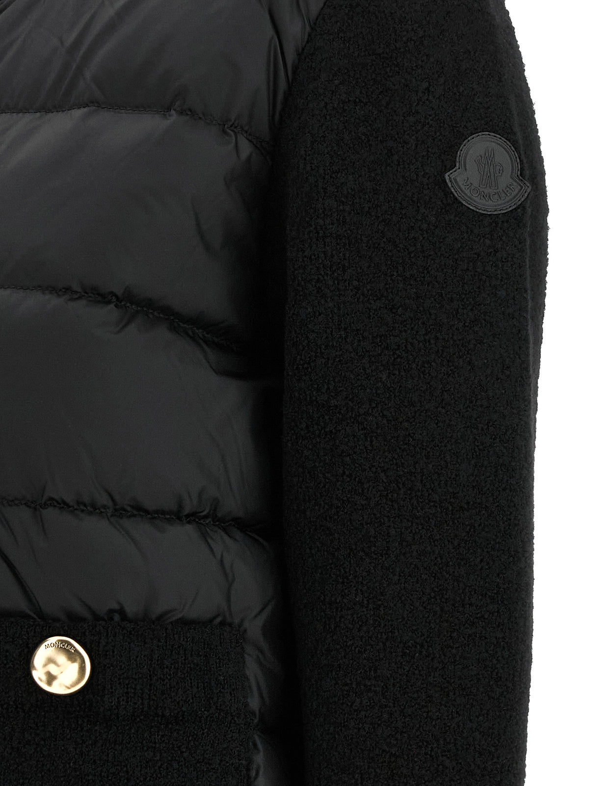 Experience the exquisite Moncler Black Polyamide Full-Length Jacket, where luxurious craftsmanship meets timeless elegance, perfect for the discerning fashion connoisseur.