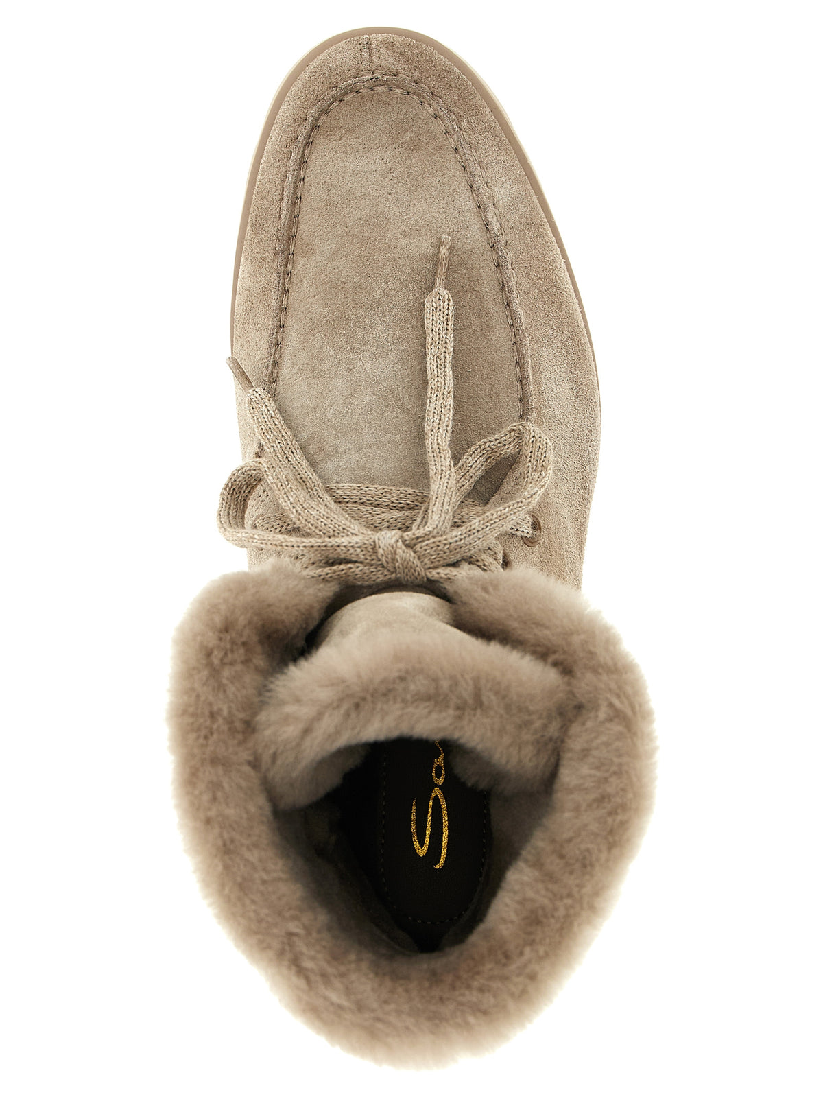 Experience the exquisite Santoni Beige Calfskin Ankle Boots, where luxurious suede meets refined Italian craftsmanship, elevating your style with bold elegance.