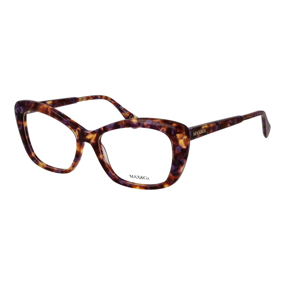 Discover the Max & Co Multicolor Acetate Glasses, where exquisite craftsmanship meets timeless elegance, perfect for those who embody sophistication and allure.