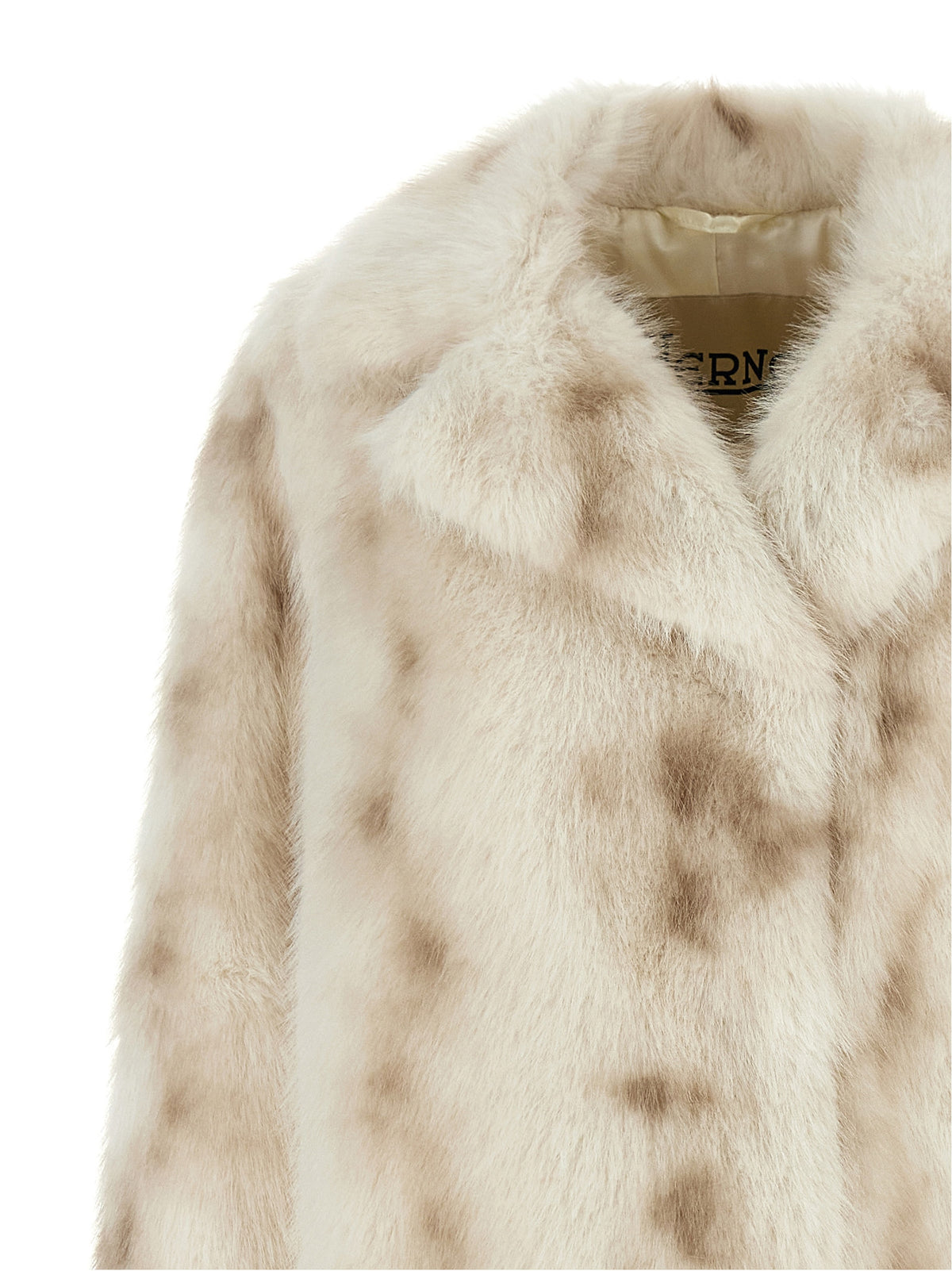 Indulge in the exquisite elegance of Herno's Tocco coat, a masterpiece of faux-fur artistry, where sophisticated design meets luxurious comfort for the discerning individual.