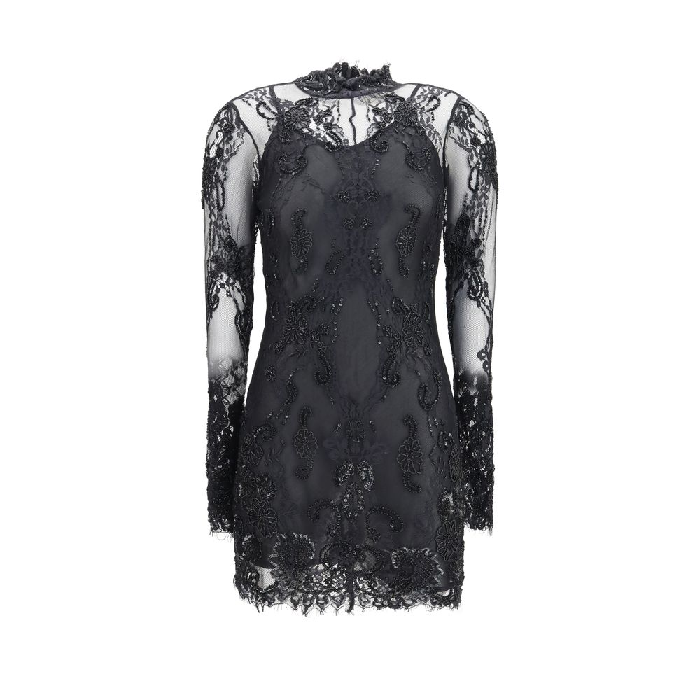 Blumarine Black Cocktail Dress – Exquisite Luxury Elegance