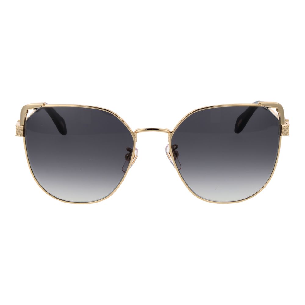 Just Cavalli Gold Metal Sunglasses - Elevate Your Elegance