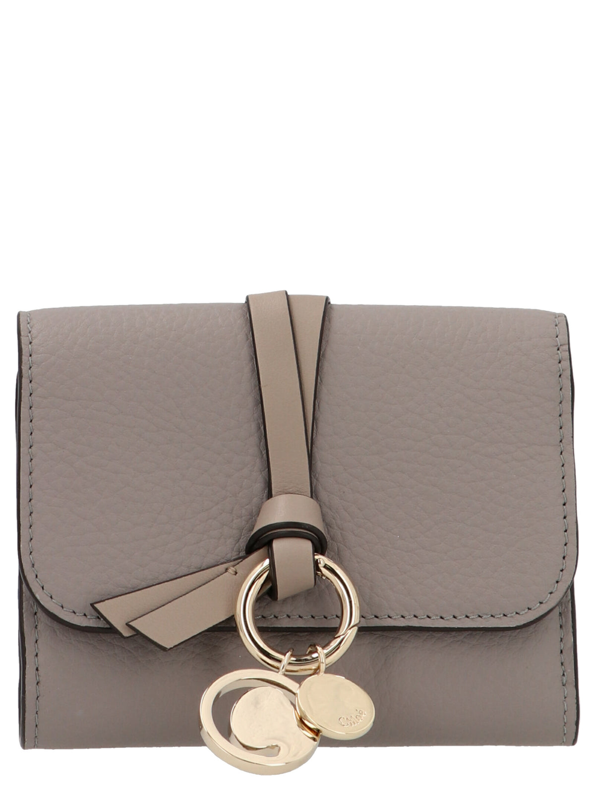 Chloé Gray Calfskin Cardholder - Timeless Elegance in Luxury Leather