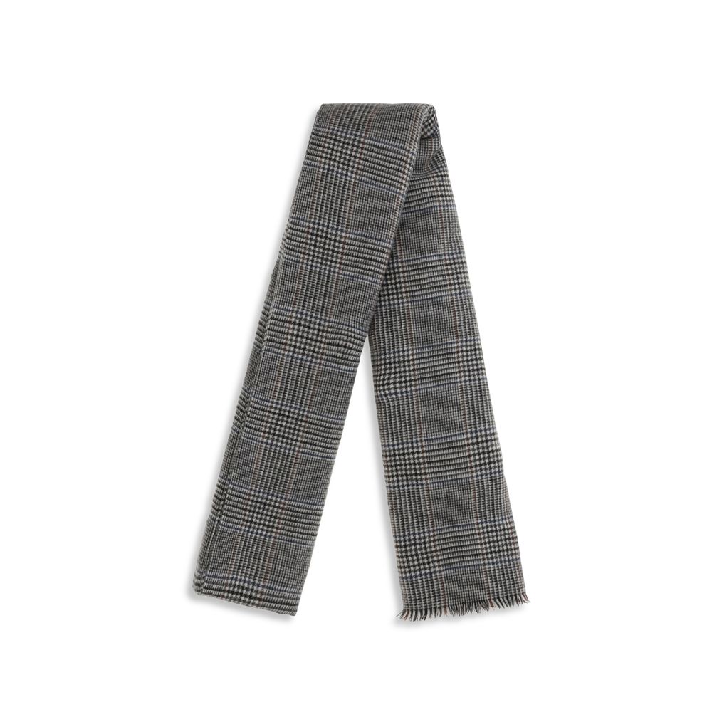 Brunello Cucinelli Cashmere Foulard - Luxurious Gray Elegance