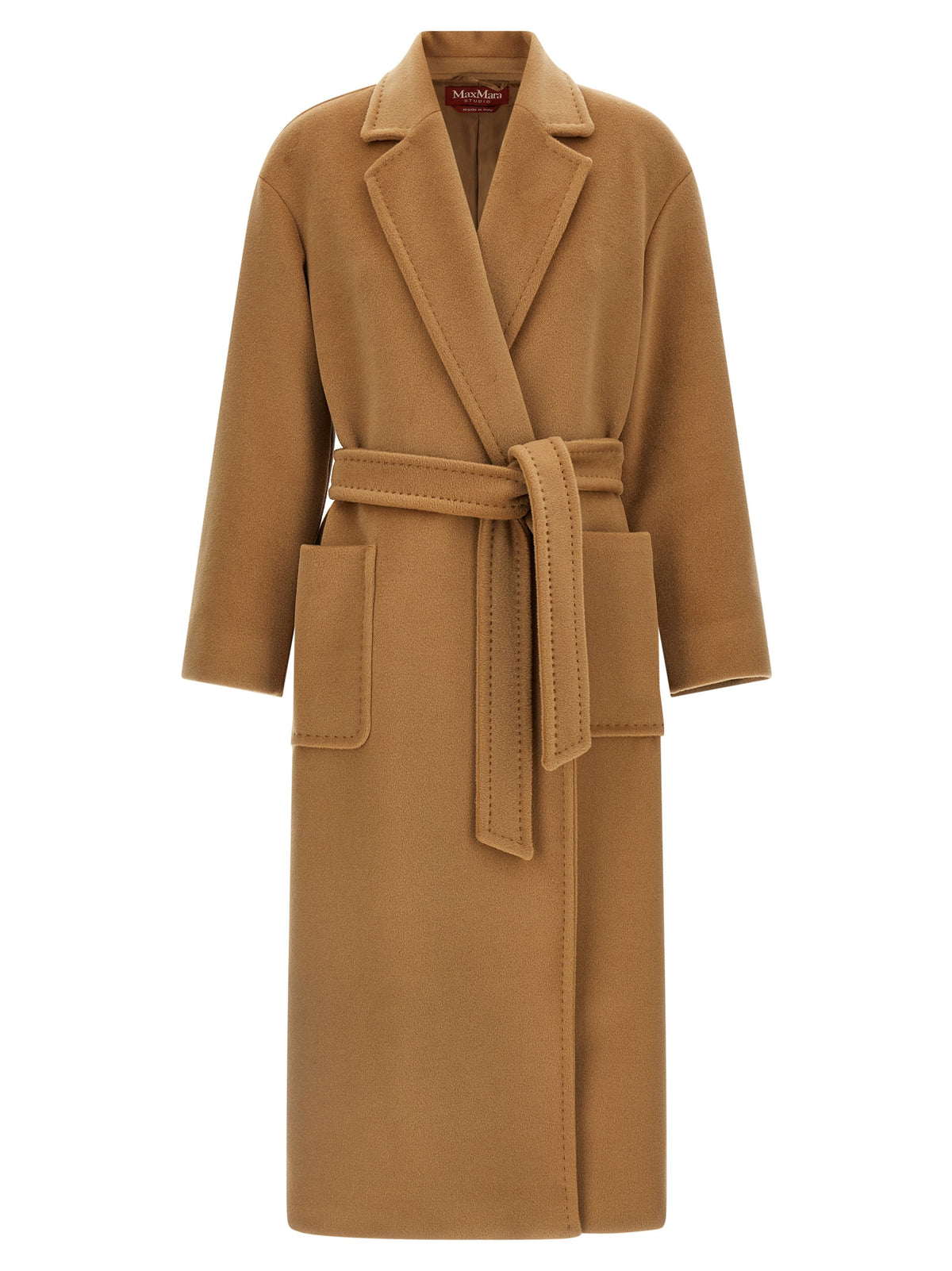 Max Mara Giambo Wool Coat - Timeless Elegance in Beige