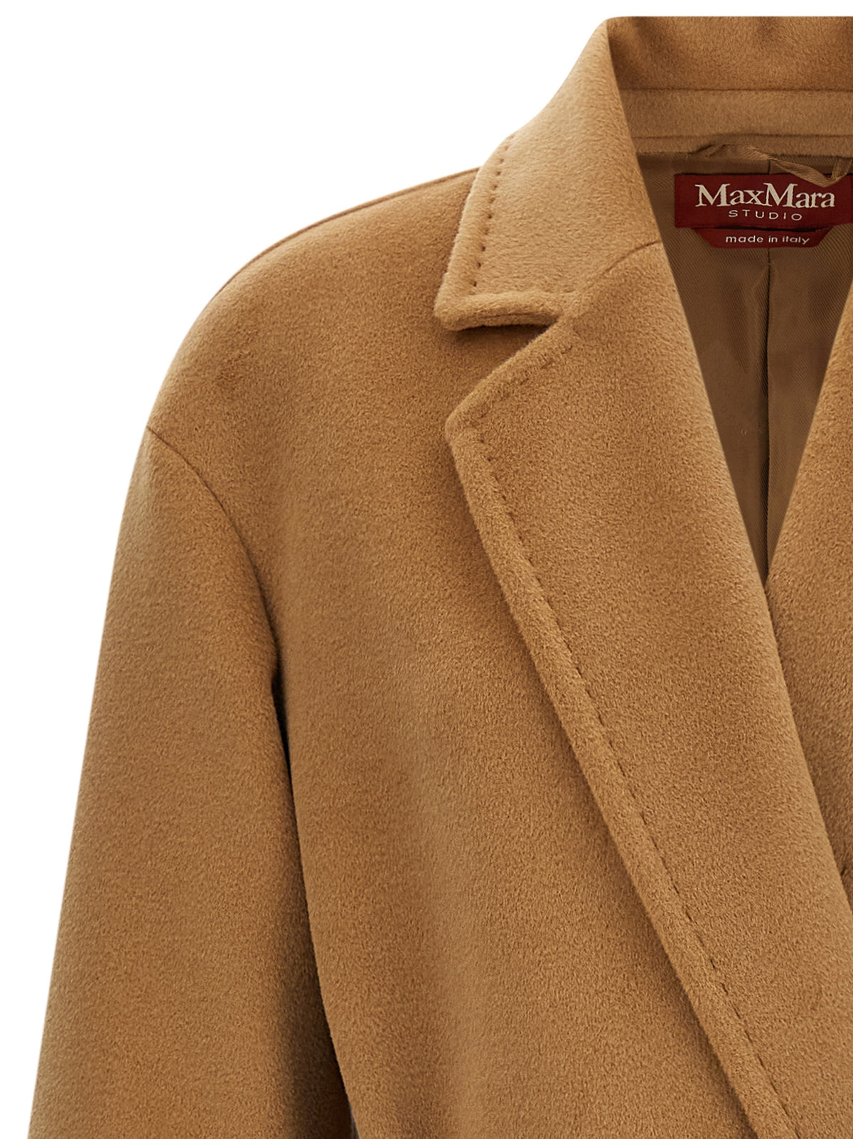 Max Mara Beige Wool Coat - Timeless Elegance in Haute Couture