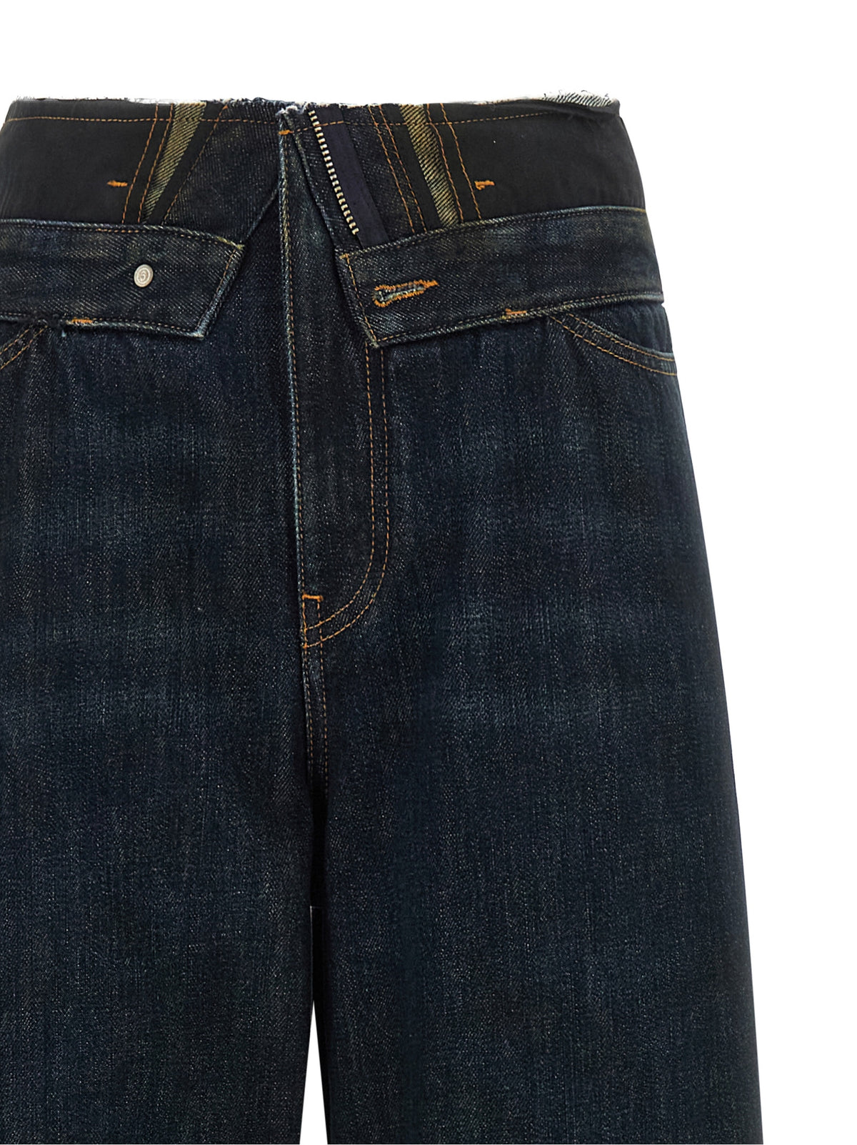 MM6 Maison Margiela High-Waisted Jeans - Avant-Garde Luxury Denim