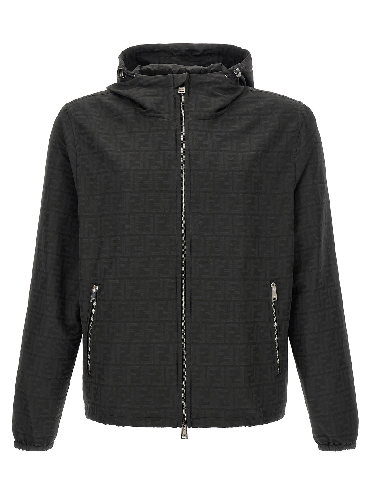 Fendi Black Shell Jacket - Elevate Your Urban Elegance