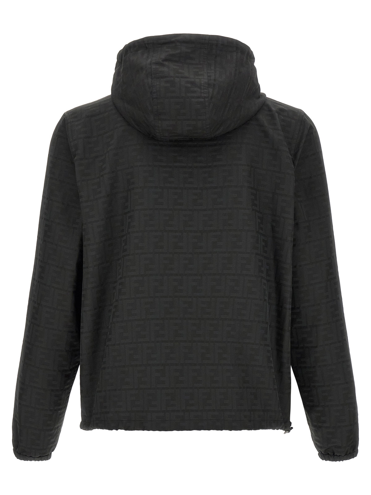 Fendi Black Polyester Shell Jacket - Elevate Urban Luxury