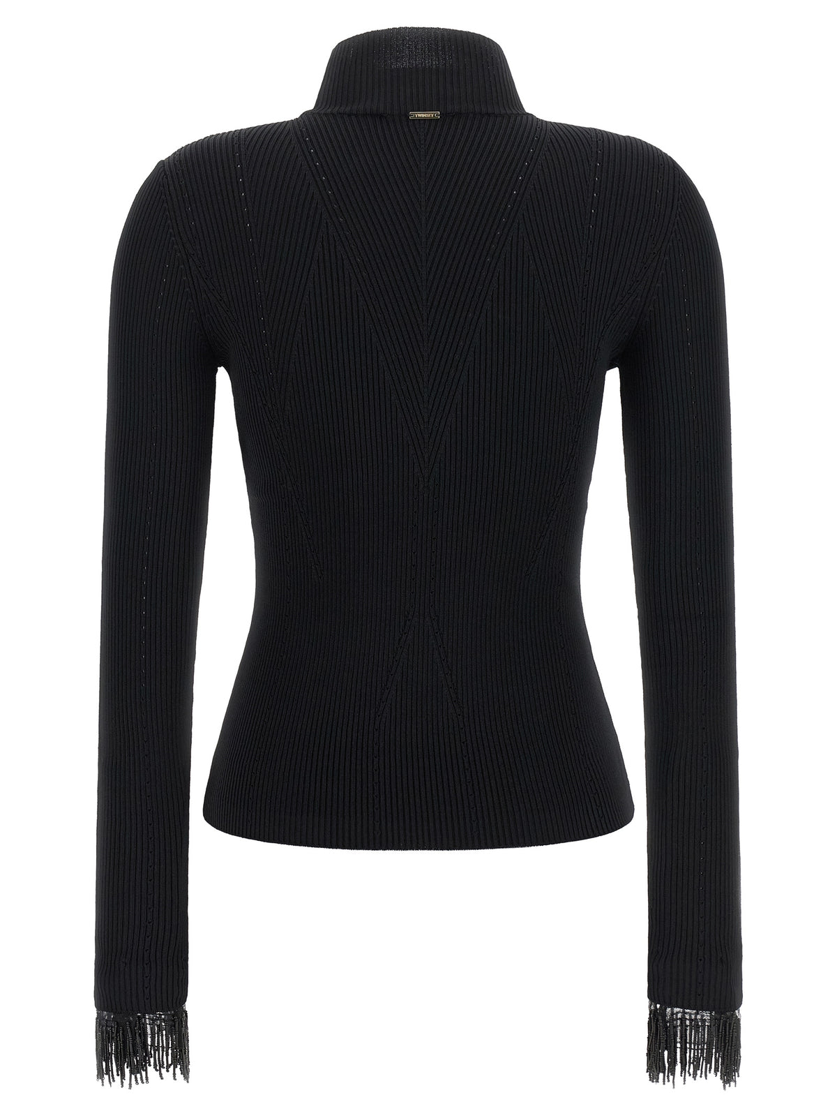 Twinset Black Viscose Cardigan - Timeless Elegance Redefined