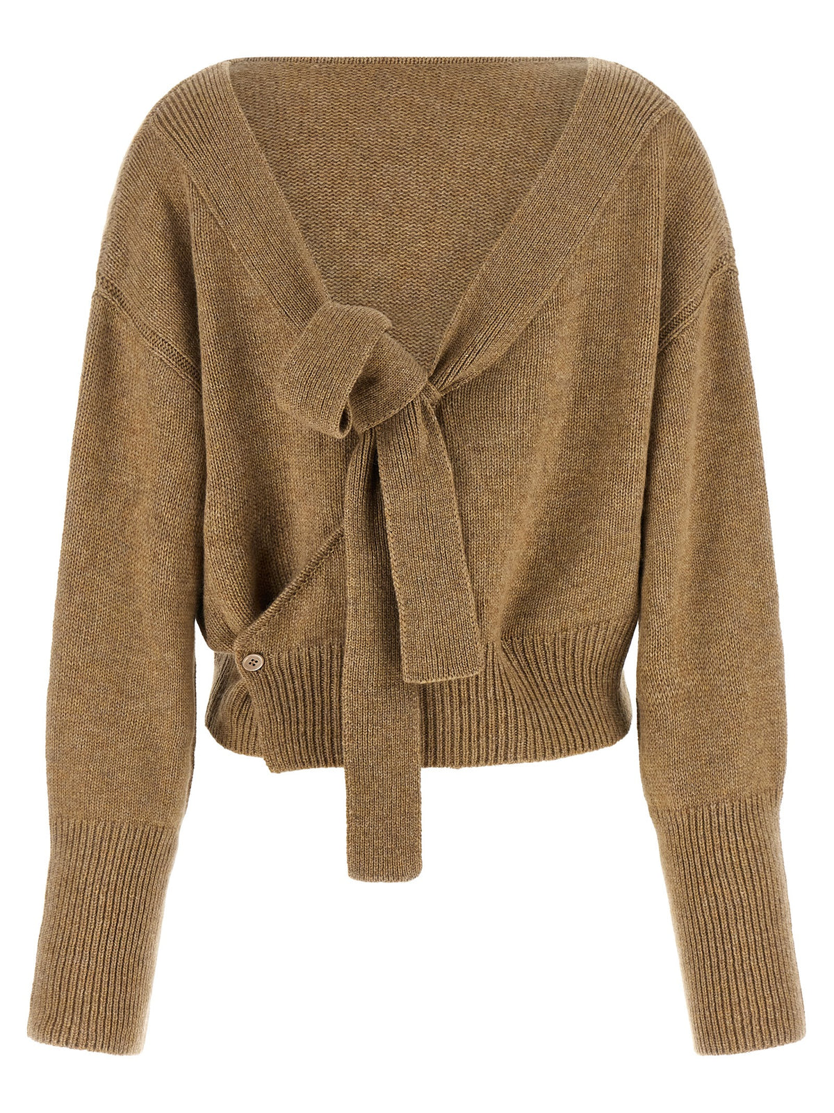 Ermanno Scervino Beige Cashmere Cardigan - Luxurious Knitwear