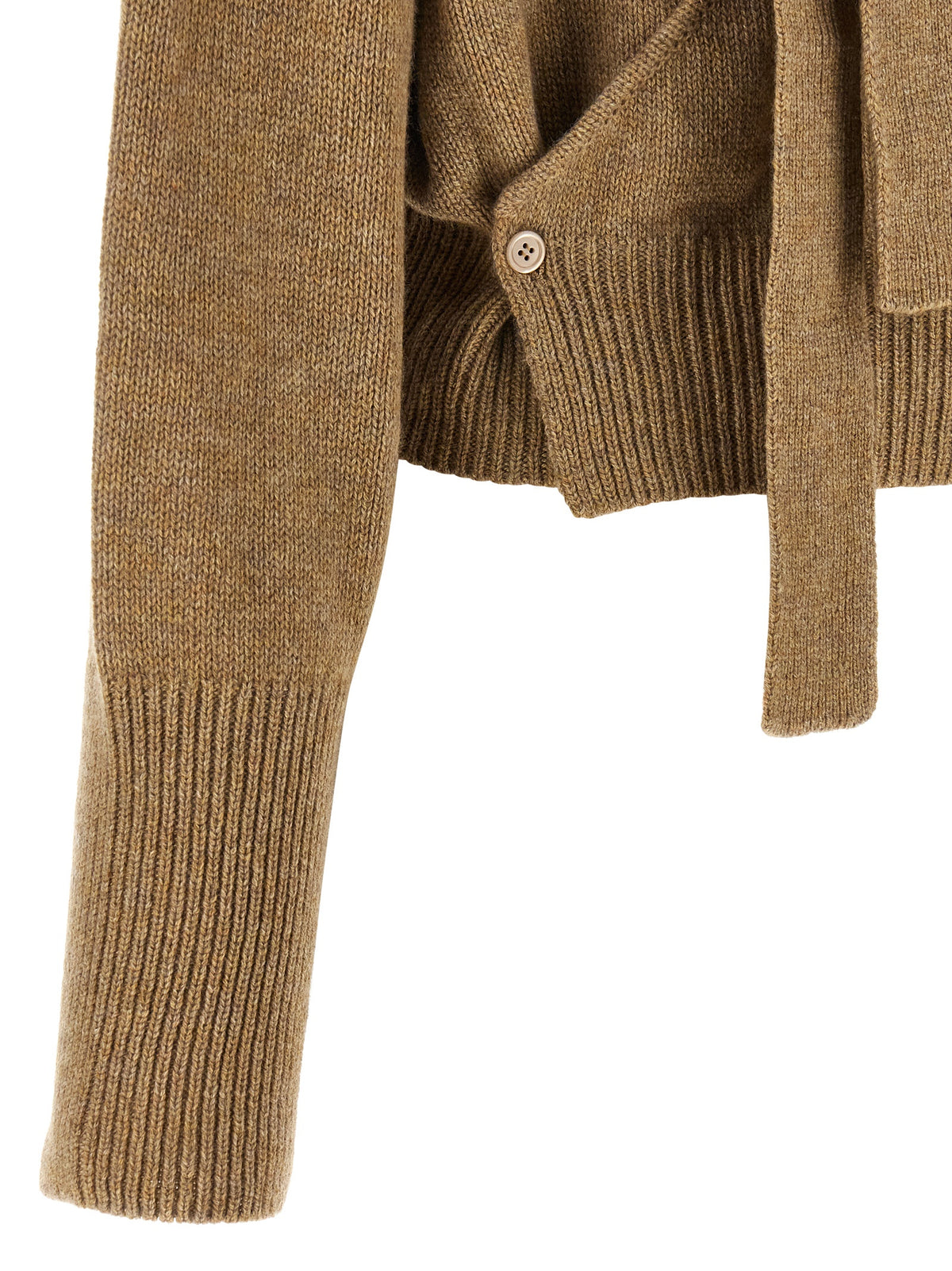 Ermanno Scervino Beige Cashmere Cardigan - Luxurious Knitwear