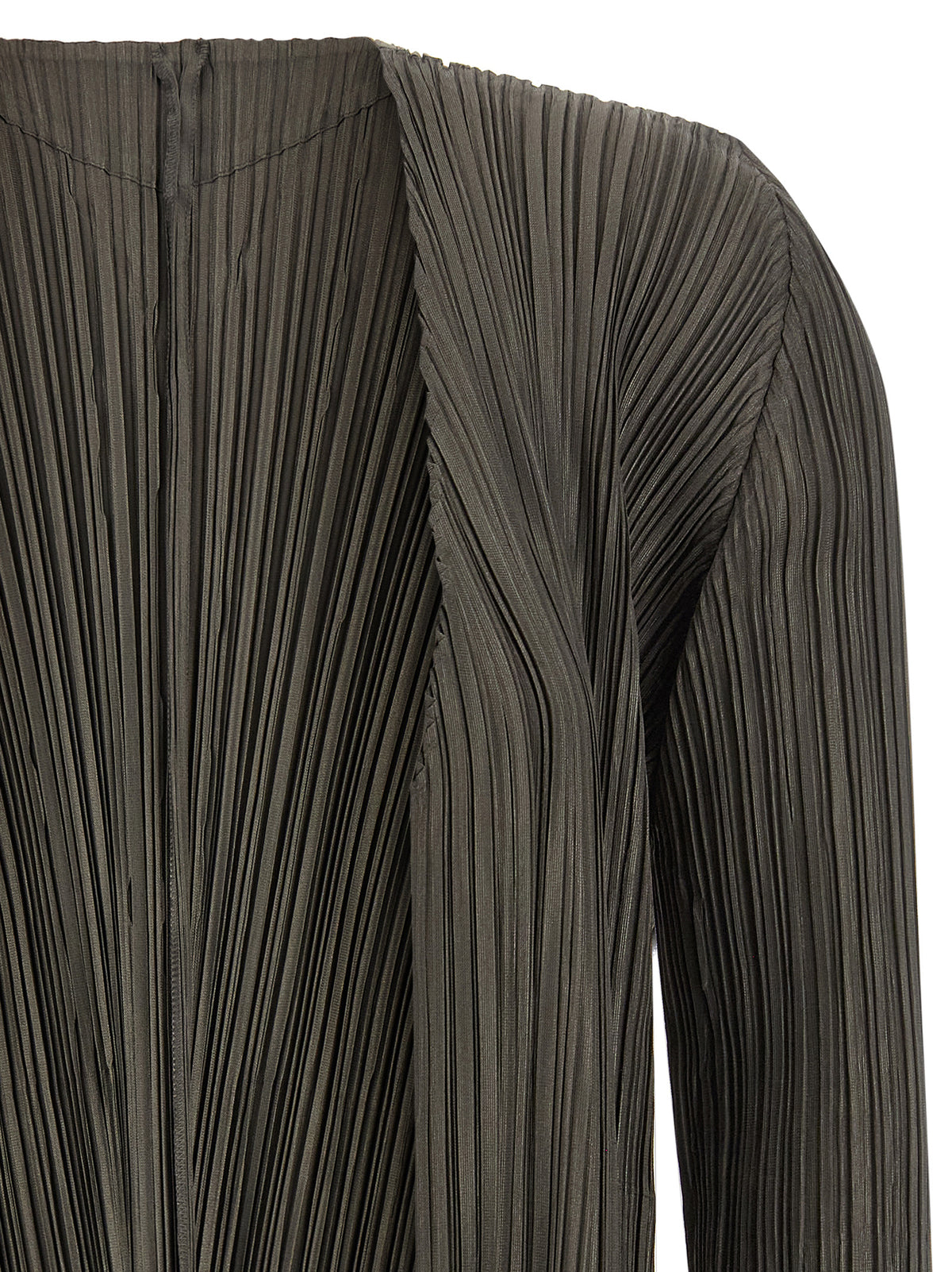 PLEATS PLEASE ISSEY MIYAKE Bicolor Cardigan - Timeless Elegance