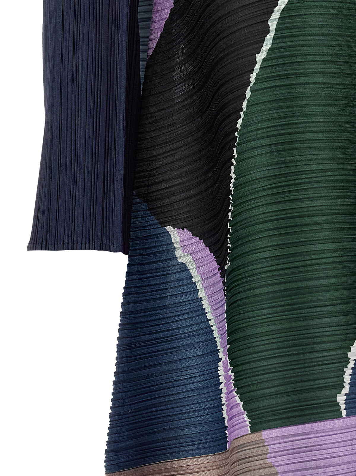 Pleats Please Issey Miyake Multicolor Midi Dress - Luxury Elegance