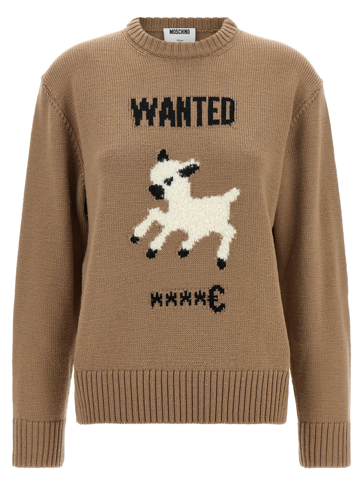 Moschino Beige Virgin Wool Cardigan - Luxe Knitwear Redefined