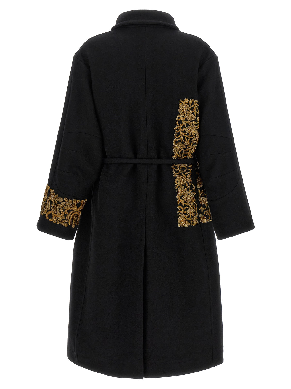 Dries Van Noten Black Wool Coat - Timeless Elegance Redefined
