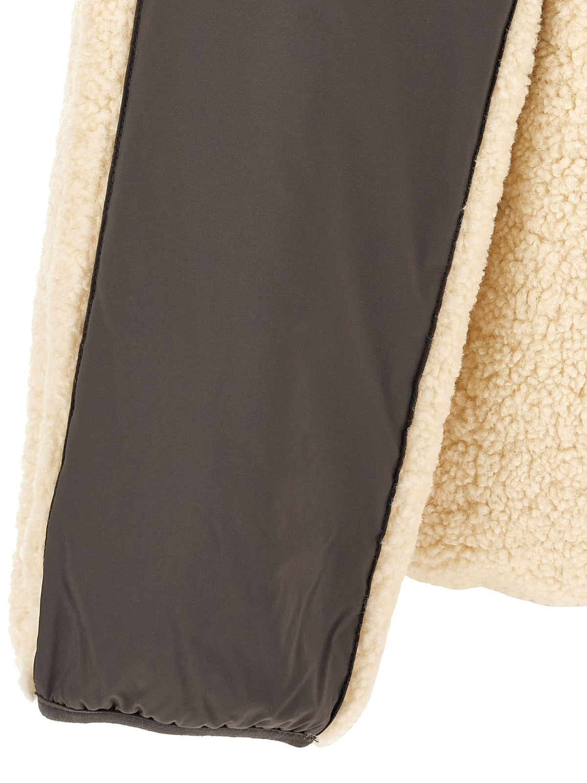 Maison Kitsuné Beige Full-Length Jacket - Elevate Your Style