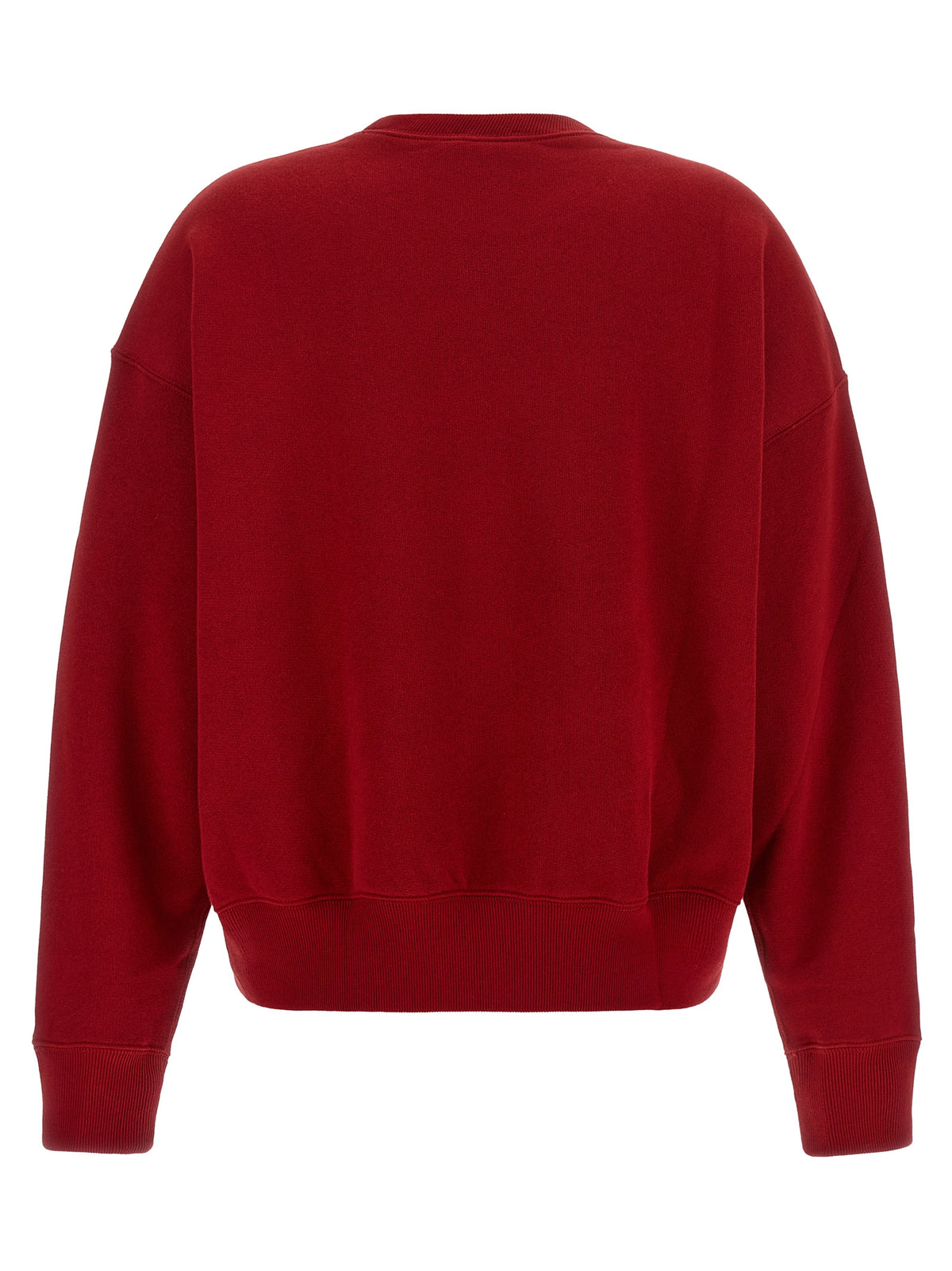 Polo Ralph Lauren Red Cotton Sweatshirt - Luxury Casual Elegance