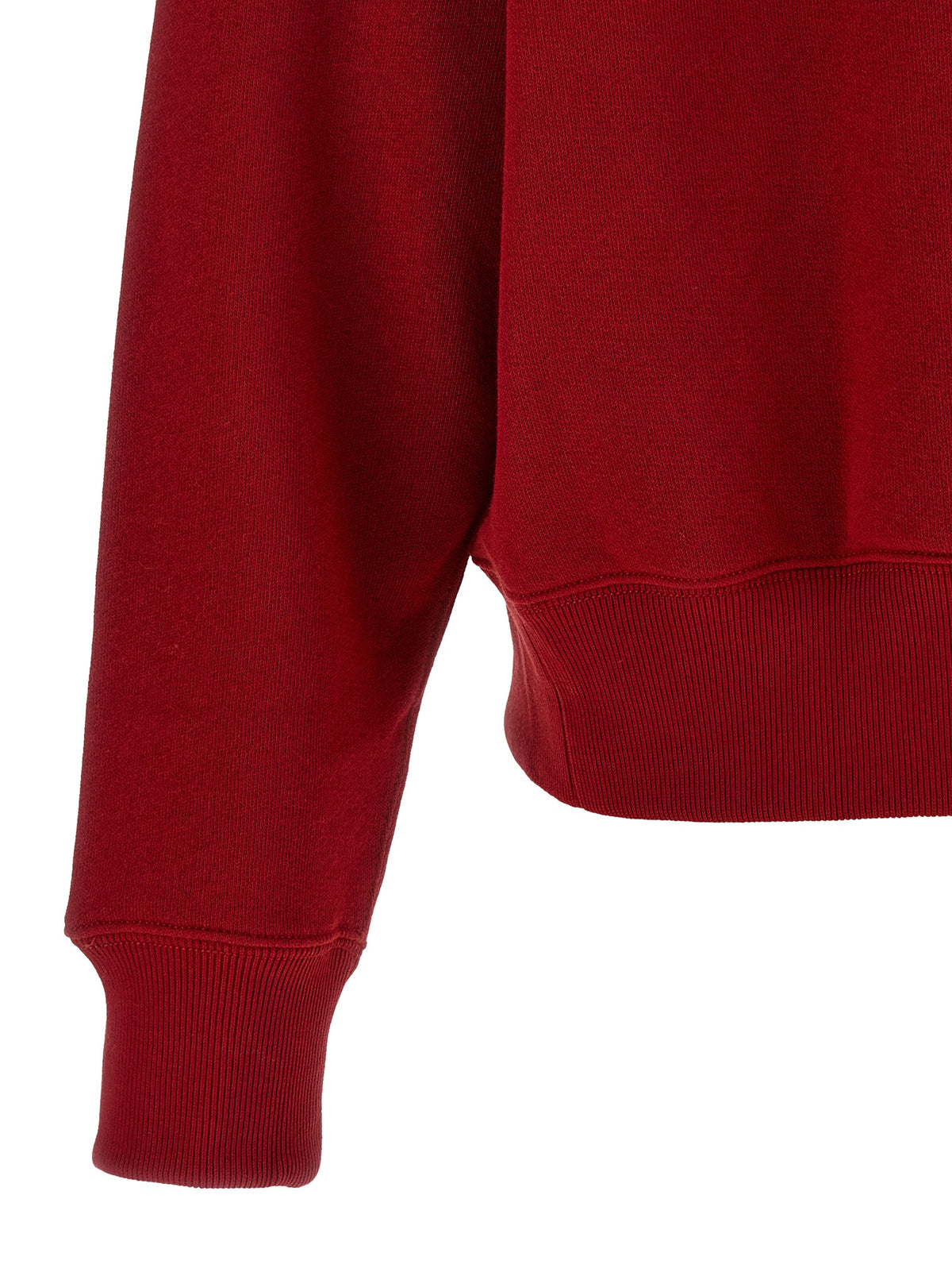 Polo Ralph Lauren Red Cotton Sweatshirt - Luxe Casual Elegance