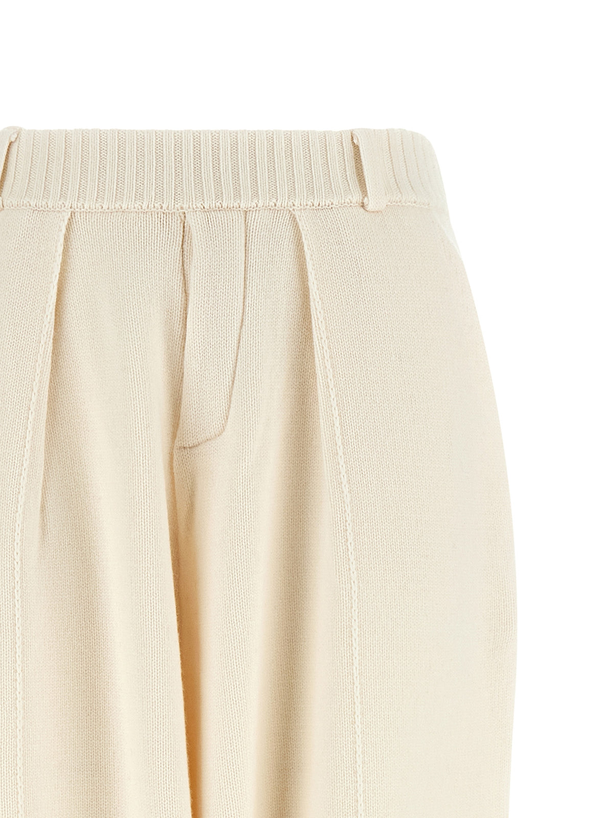 Coperni White Wool Casual Pants - Elevate Your Contemporary Wardrobe