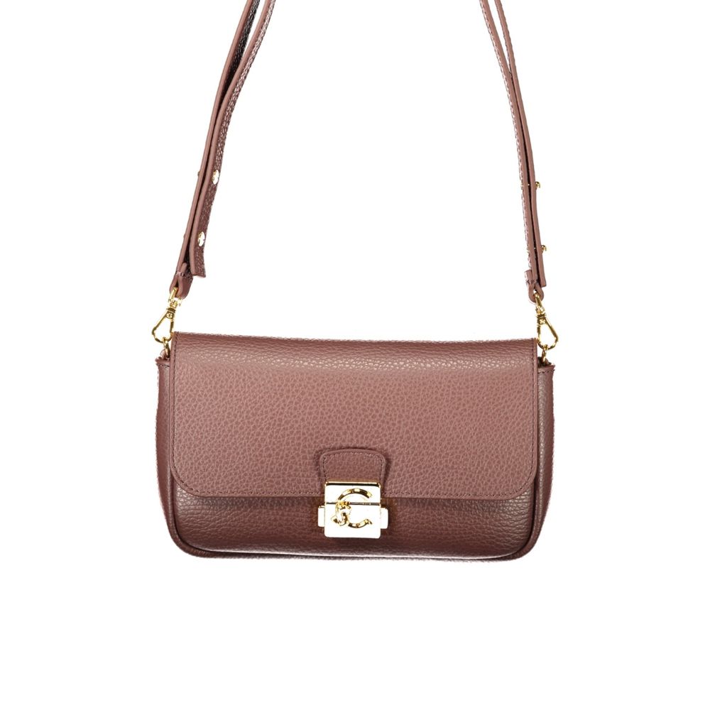 Indulge in the elegance of the Coccinelle Brown Leather Handbag, a masterpiece of design featuring exquisite craftsmanship and timeless allure, perfect for the discerning individual.