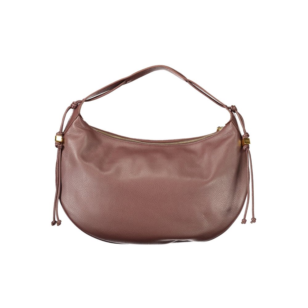 Indulge in the exquisite Coccinelle Brown Leather Handbag, a symbol of sophistication and timeless elegance, perfect for those who appreciate unparalleled craftsmanship.