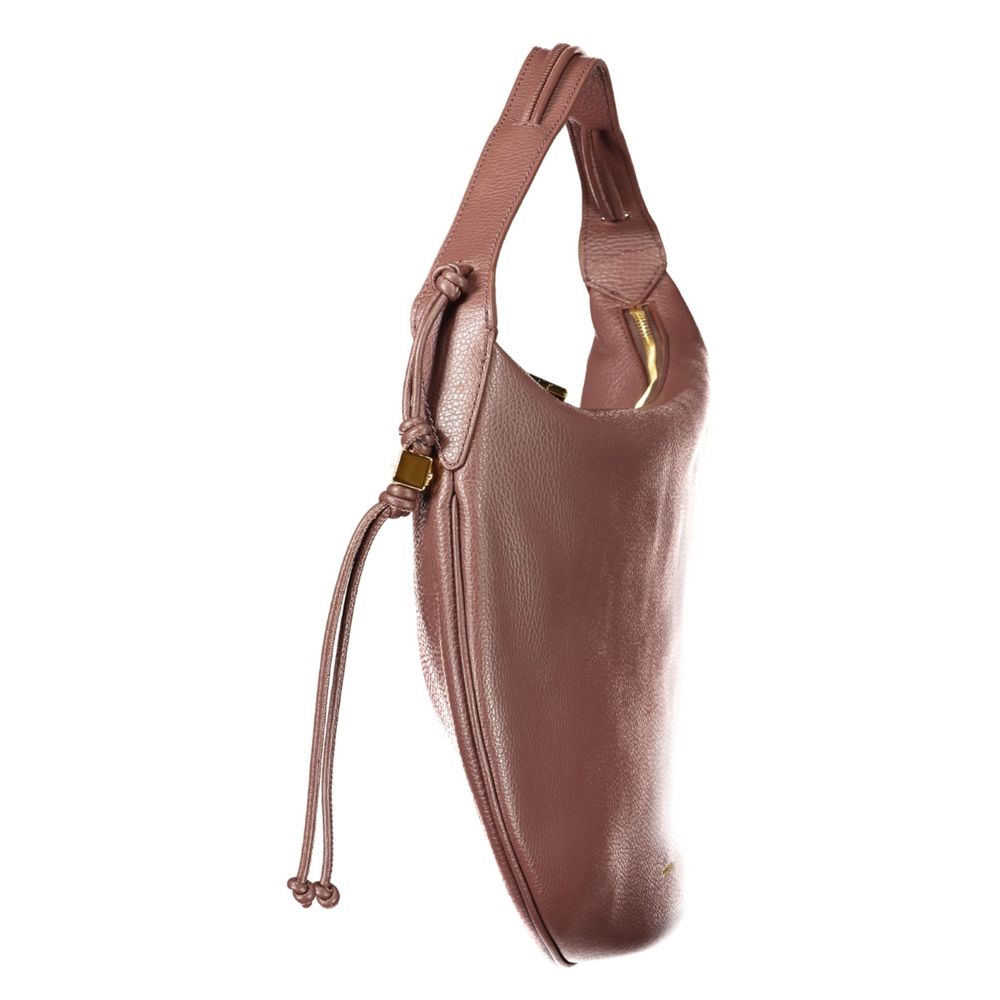 Indulge in the exquisite Coccinelle Brown Leather Handbag, a testament to timeless elegance and superior craftsmanship, perfect for the discerning individual.