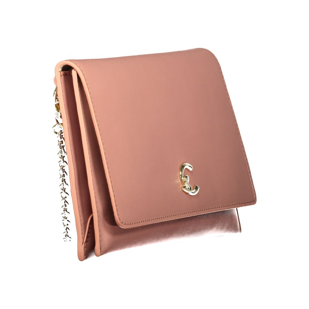 Indulge in the elegance of the Coccinelle Pink Leather Handbag, a masterpiece of design with exquisite craftsmanship and timeless allure, perfect for the discerning individual.