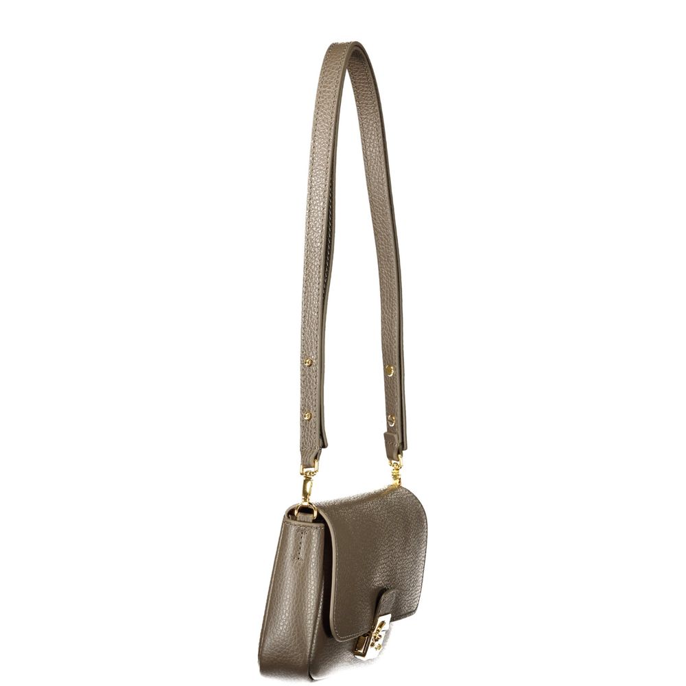 Indulge in the exquisite Coccinelle Brown Leather Handbag, a symbol of refined elegance and artistry, perfect for those who embrace luxury and sophistication.