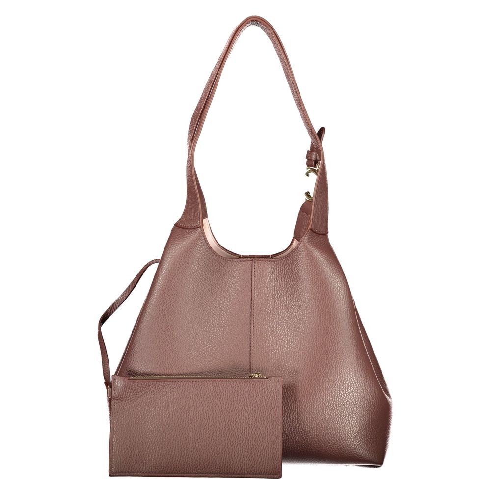 Discover the Coccinelle Brown Leather Handbag, a symbol of elegance and sophistication, featuring exquisite craftsmanship and timeless design for the discerning individual.