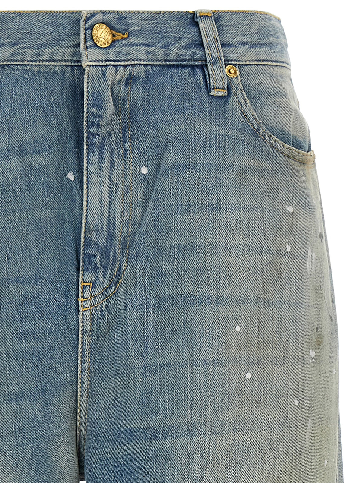 Golden Goose Blue Cotton Boyfriend Jeans